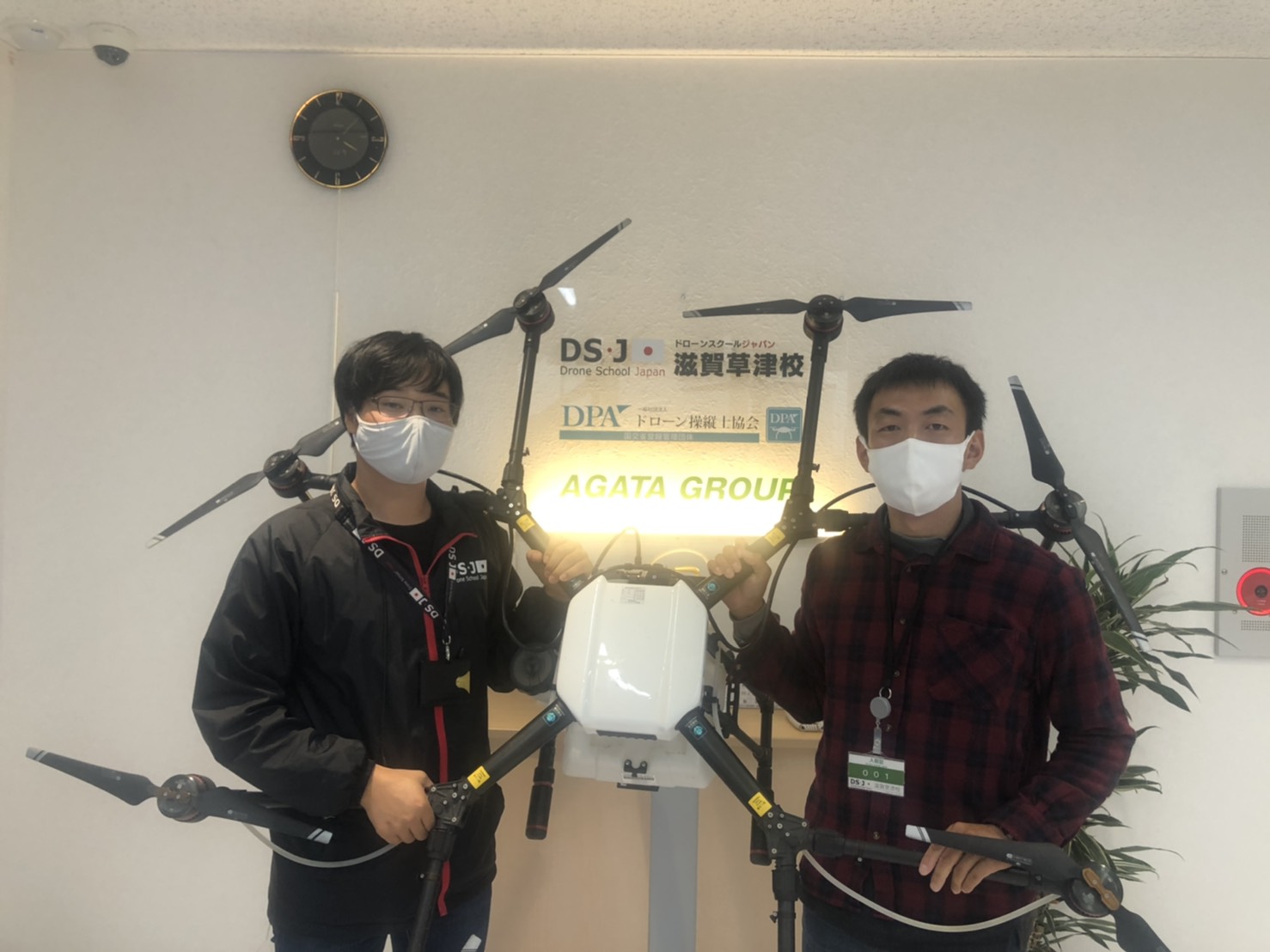 本日農業コースを修了なさいました。