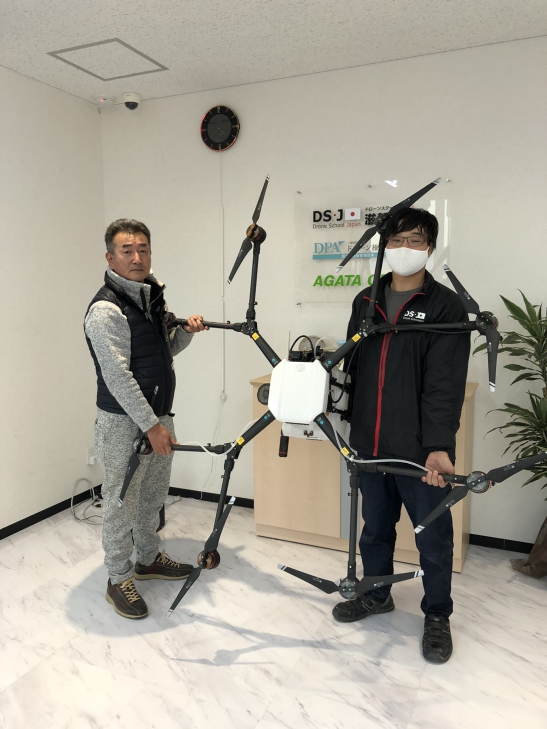 本日農業コースを修了なさいました。