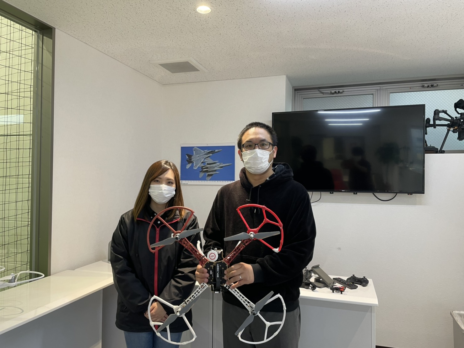 一昨日フライトコースを修了なさいました。