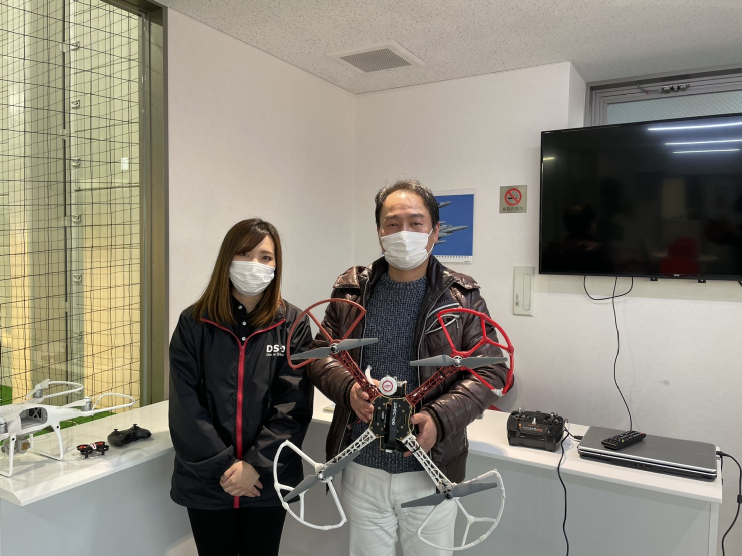 先日フライトコースを修了なさいました。