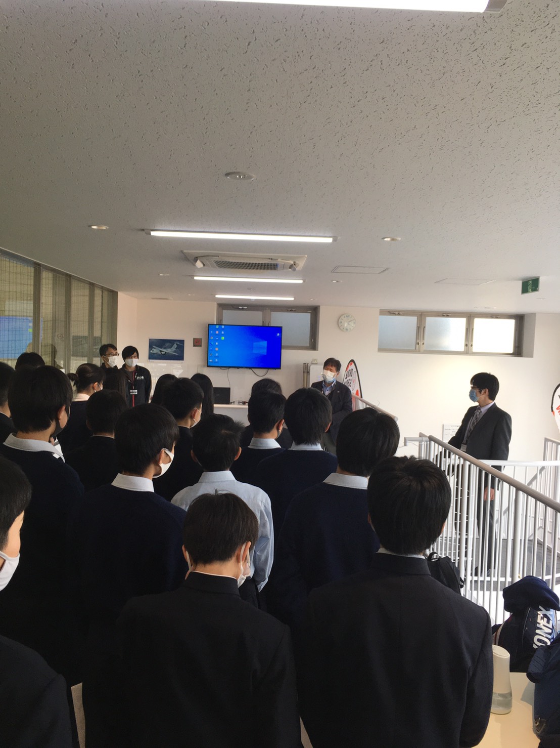 昨日、光泉中学校様とのコラボイベント　ドローン勉強会＆体験会。