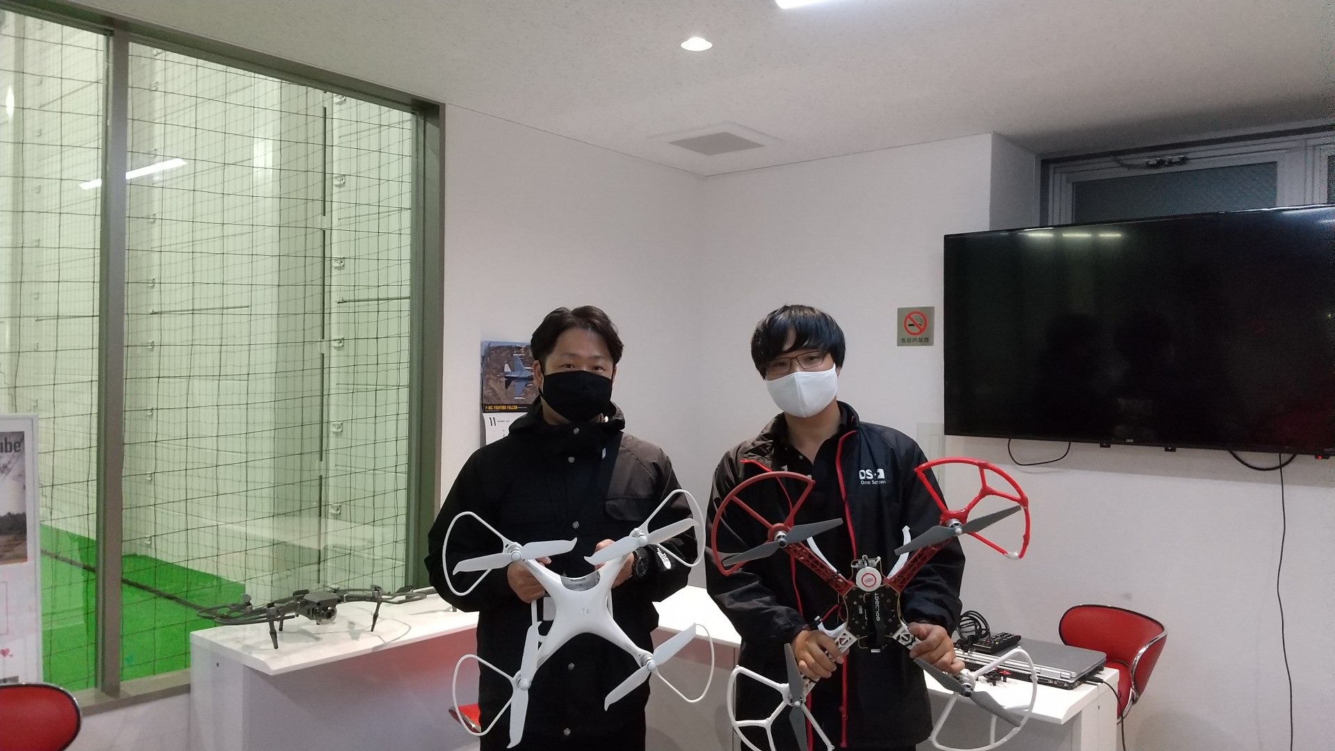 一昨日、フライトコースを修了なさいました。