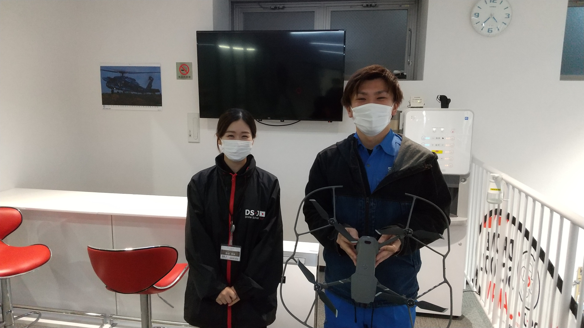 本日フライトコースを修了頂きました。