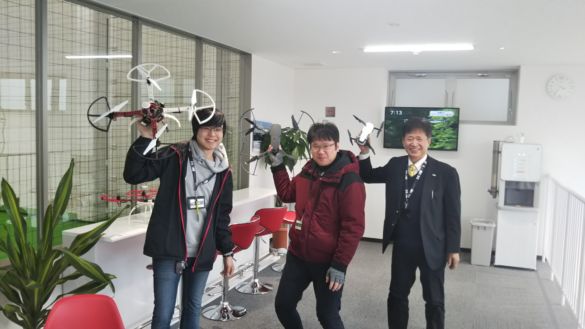 本日、フライトコースを修了なさいました。