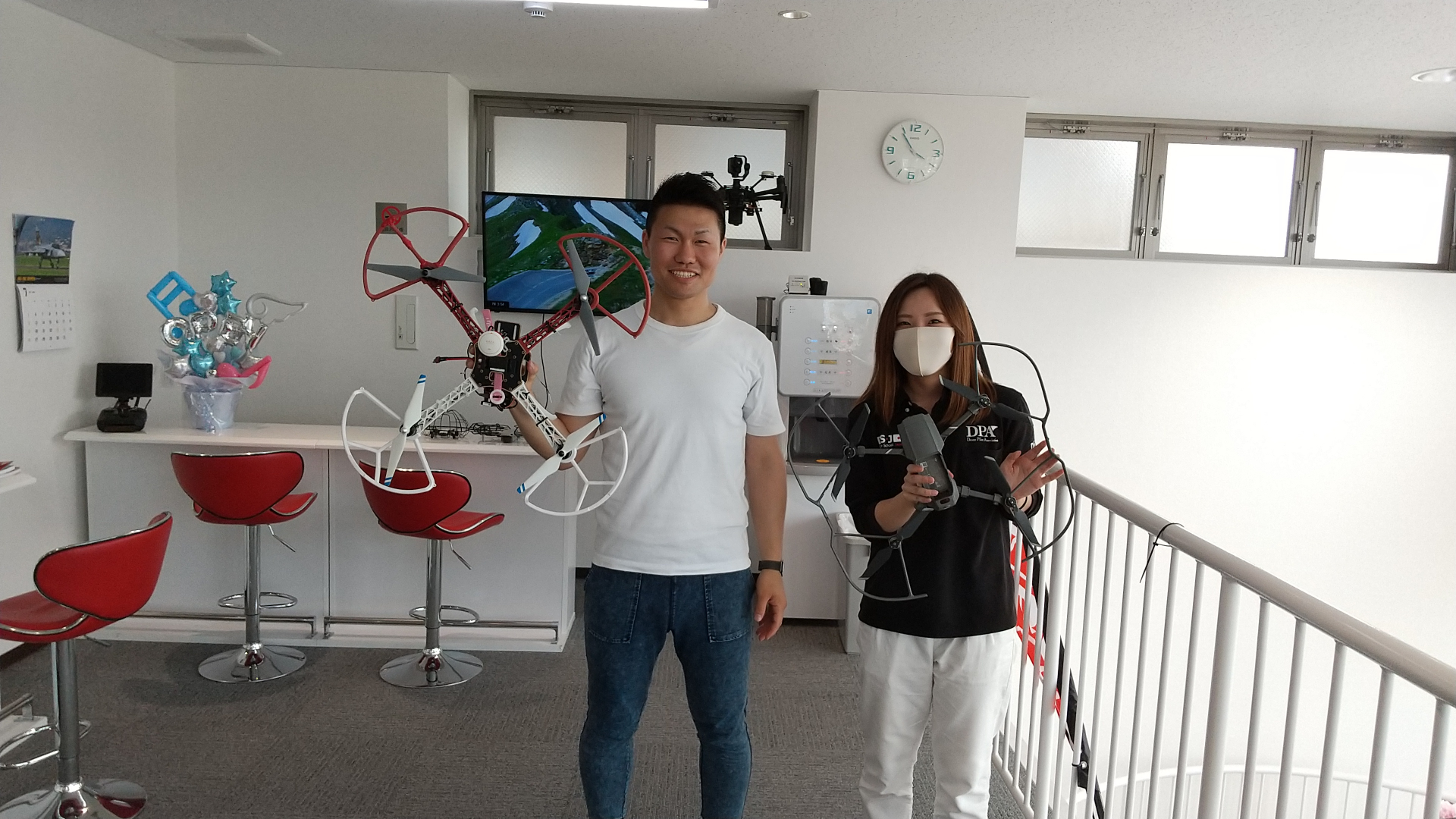 本日フライトコースを修了なさいました。
