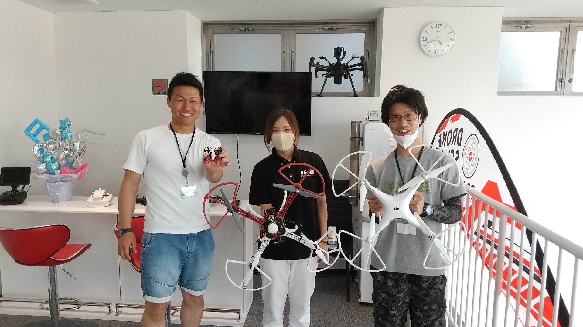 先週末　フライトコースとビジネスコースをご卒業頂きましたお二方です。