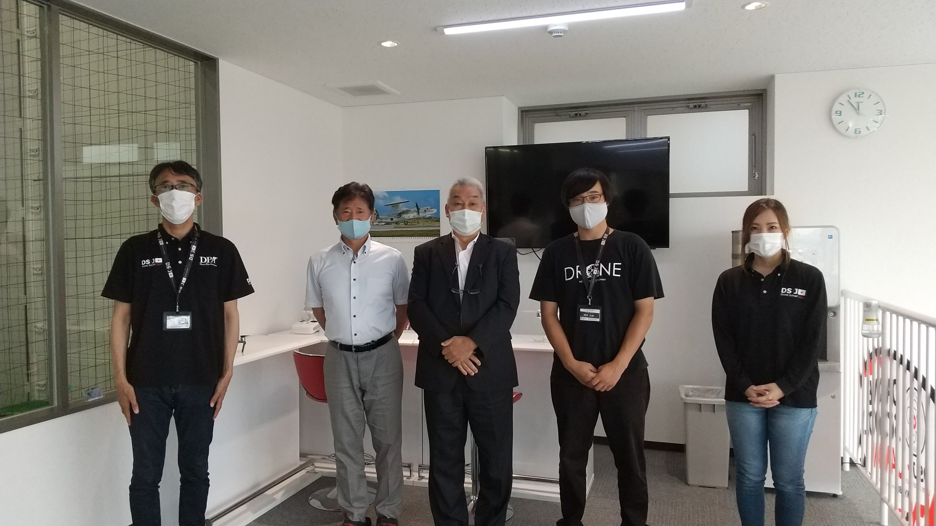 DPA(一般社団法人ドローン操縦士協会)の下里様がご来校頂きました。