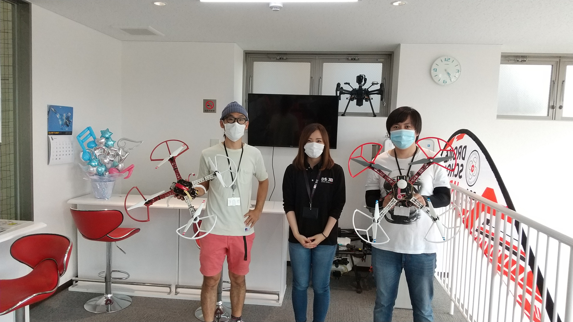 本日フライトコースを修了なさいました。