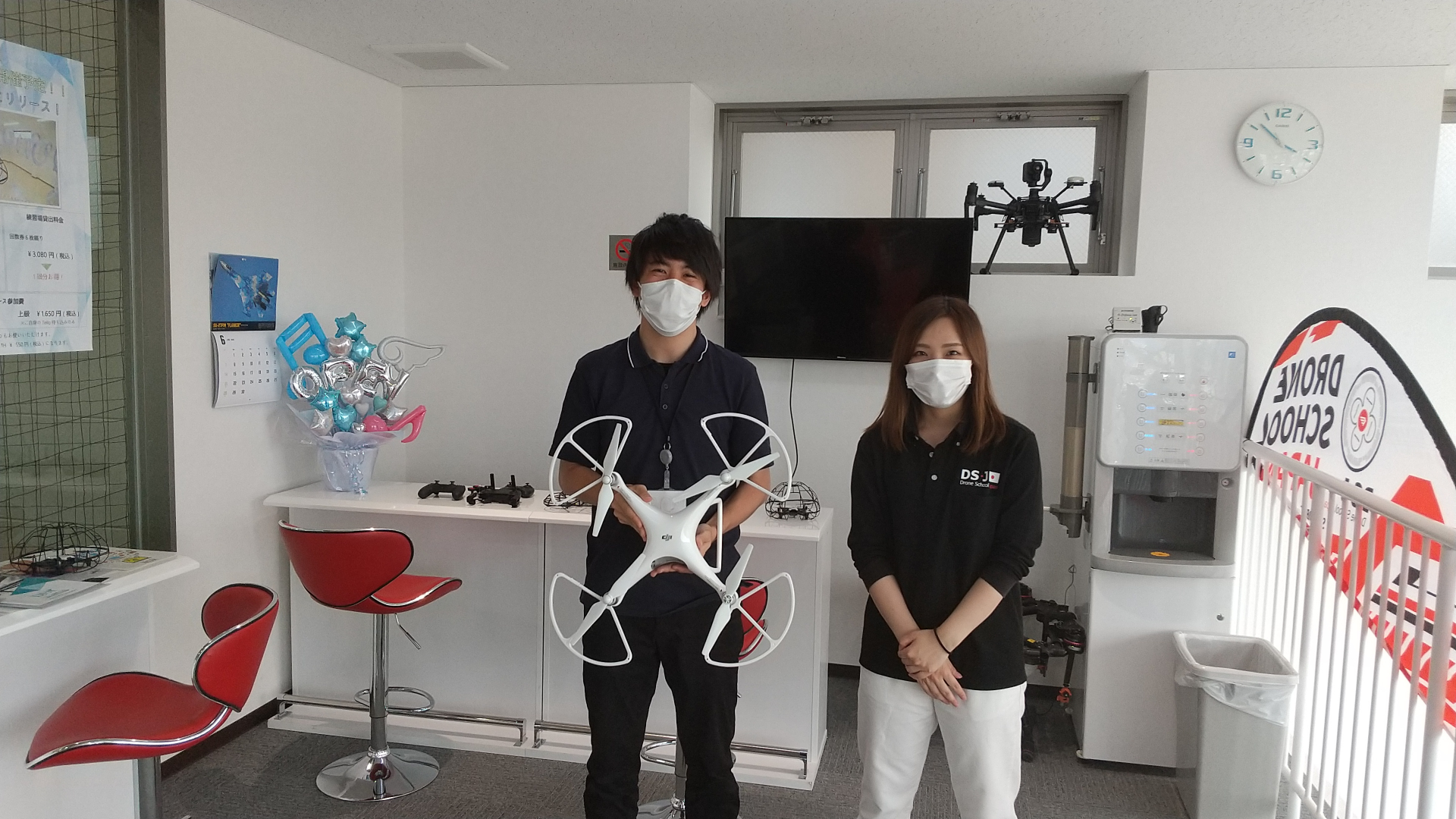 本日フライトコースを修了なさいました。