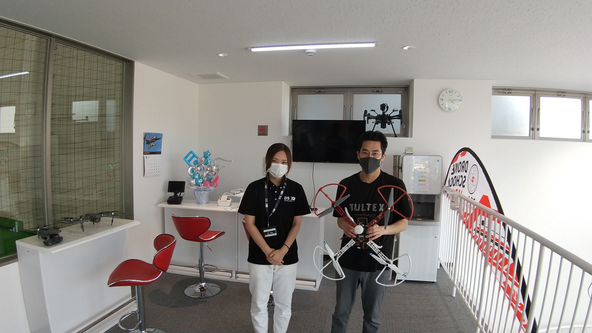 昨日フライトコースを修了なさいました。