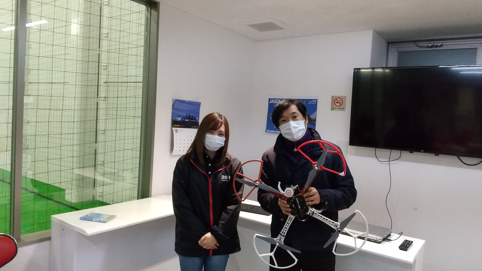 昨日フライトコースを修了なさいました。