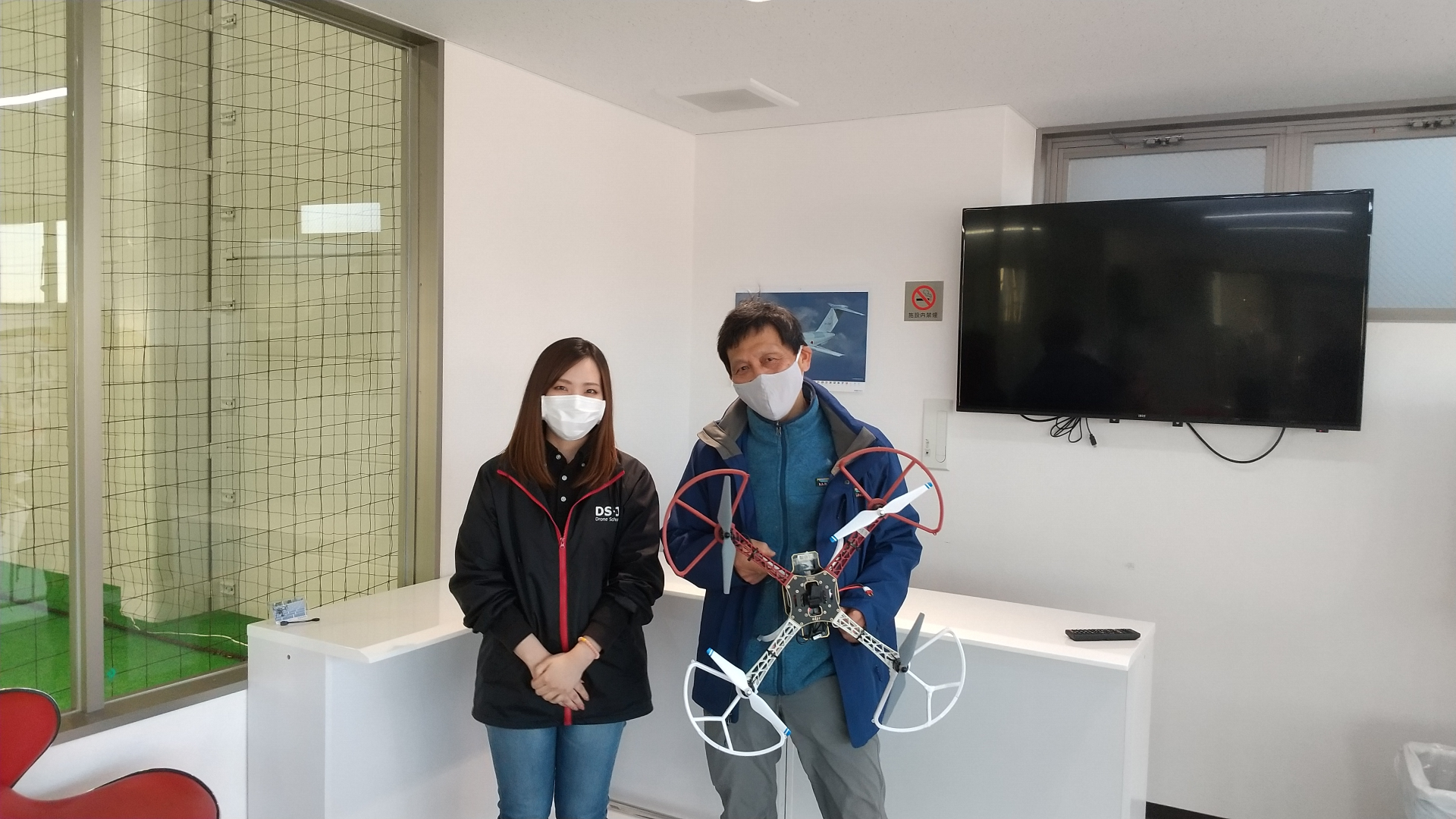 本日フライトコースを修了頂きました。