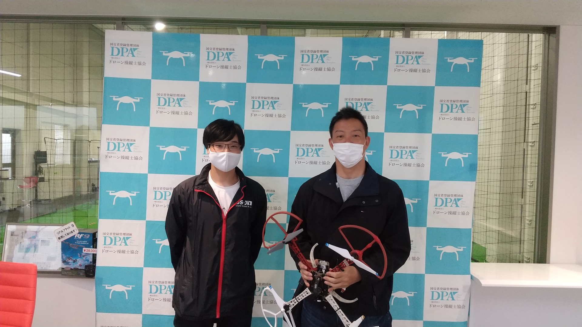 本日フライトコースを修了頂きました。