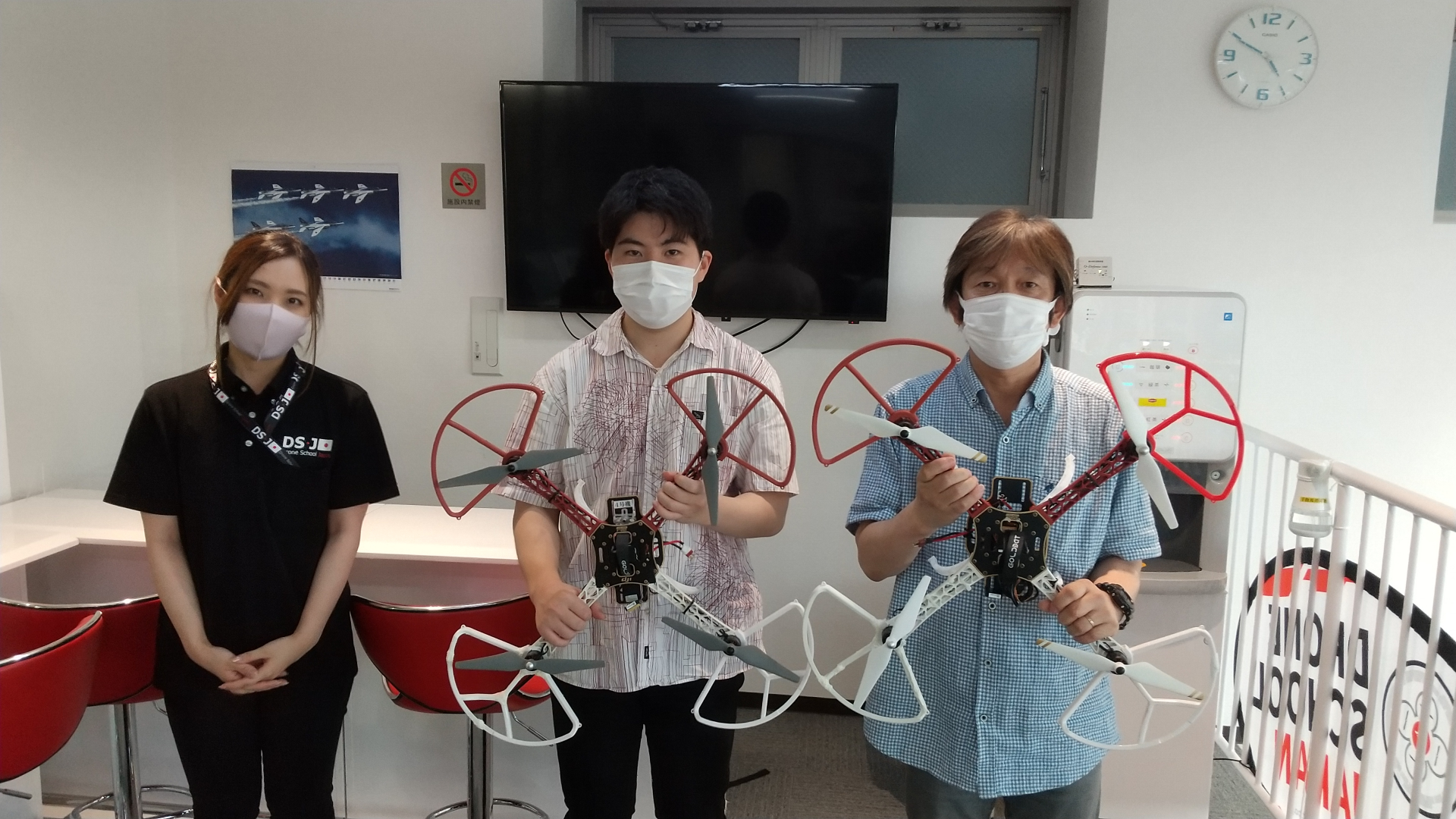 本日フライトコースを修了頂きました。